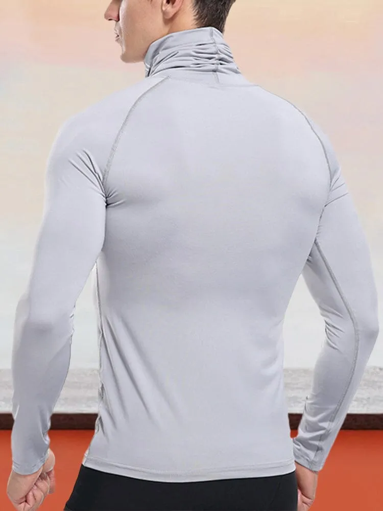 Turtleneck Sports Stretch Quick Dry Tops