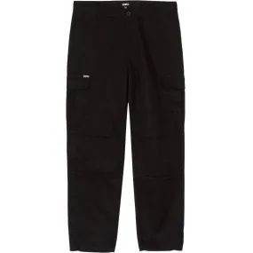 TWILL CARGO PANTS (Black)