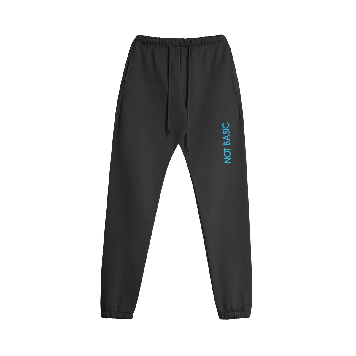 Unisex Embroidered Heavyweight Fleece Lined Sweatpants - NOT BASIC