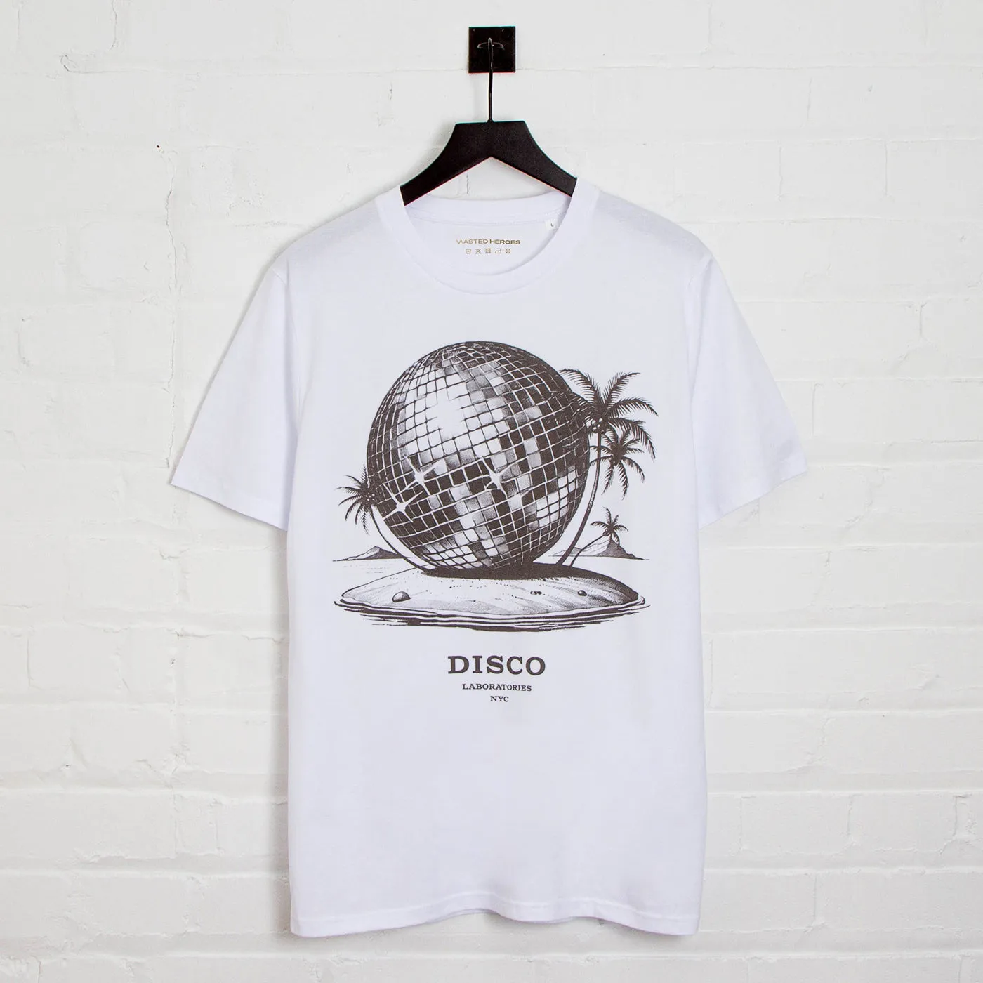 Utopia Disco Labs NYC Front Print - Tshirt - White