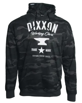 White Working Class TM Pullover Hoodie - Black Camo