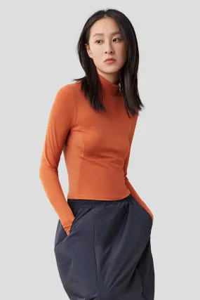 Women's Half Turtleneck Sports Long-Sleeve Shirt UPF50 