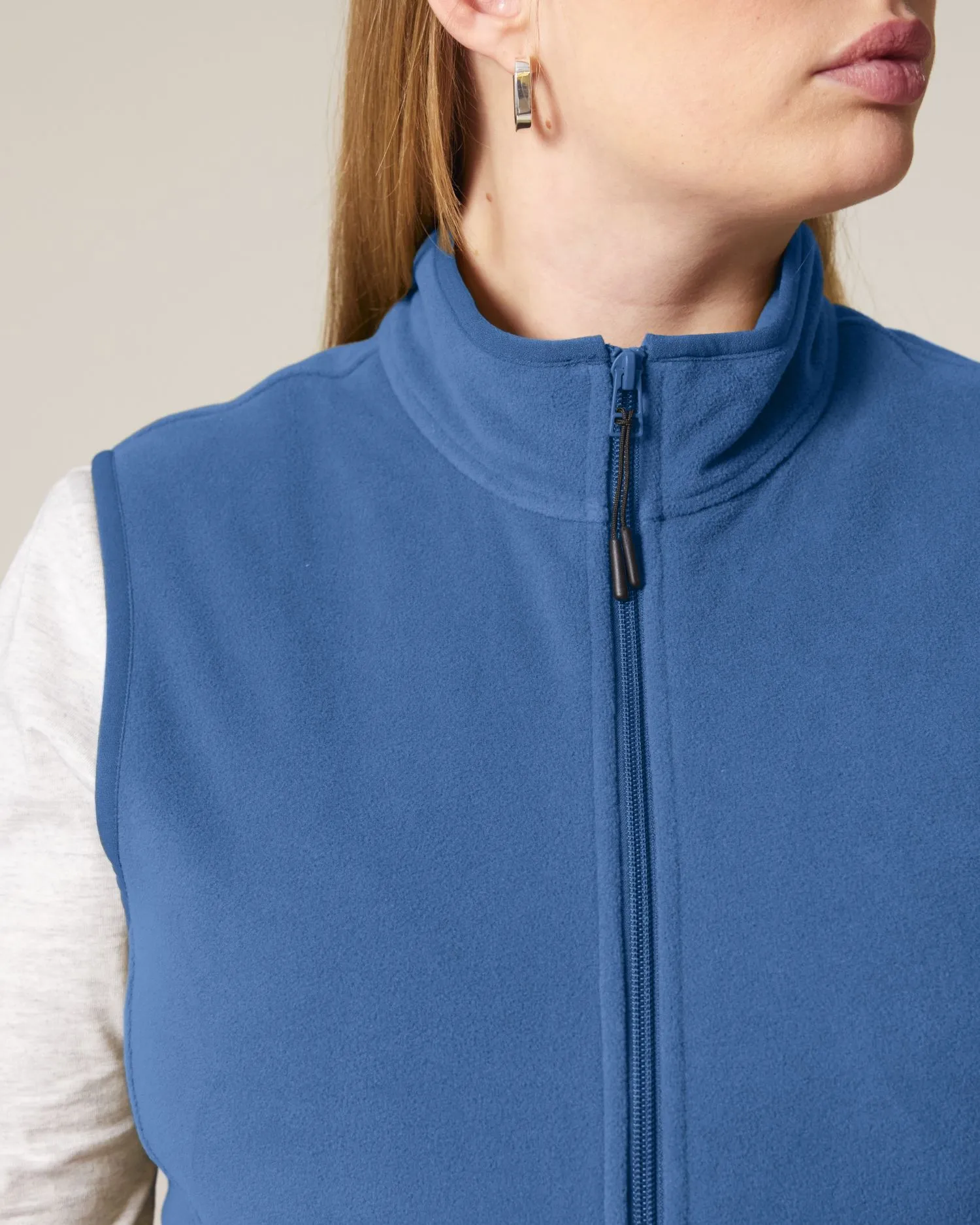 Women’s Recycled Sleeveless Fleece Jacket - 300 GSM | Stella Quester STJW241