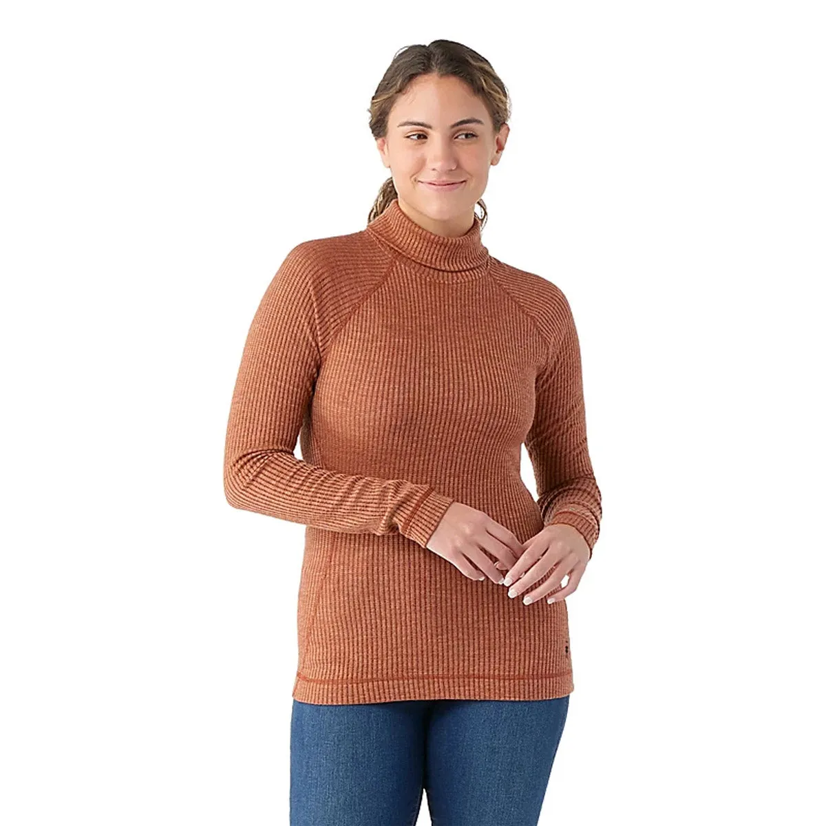 Wome's Thermal Merino Rib Turtleneck