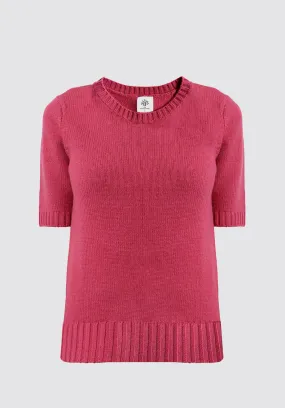 Wool & Cashmere Short Sleeve Sweater