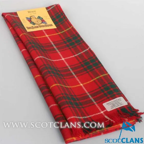 Wool Scarf in Bruce Modern Tartan