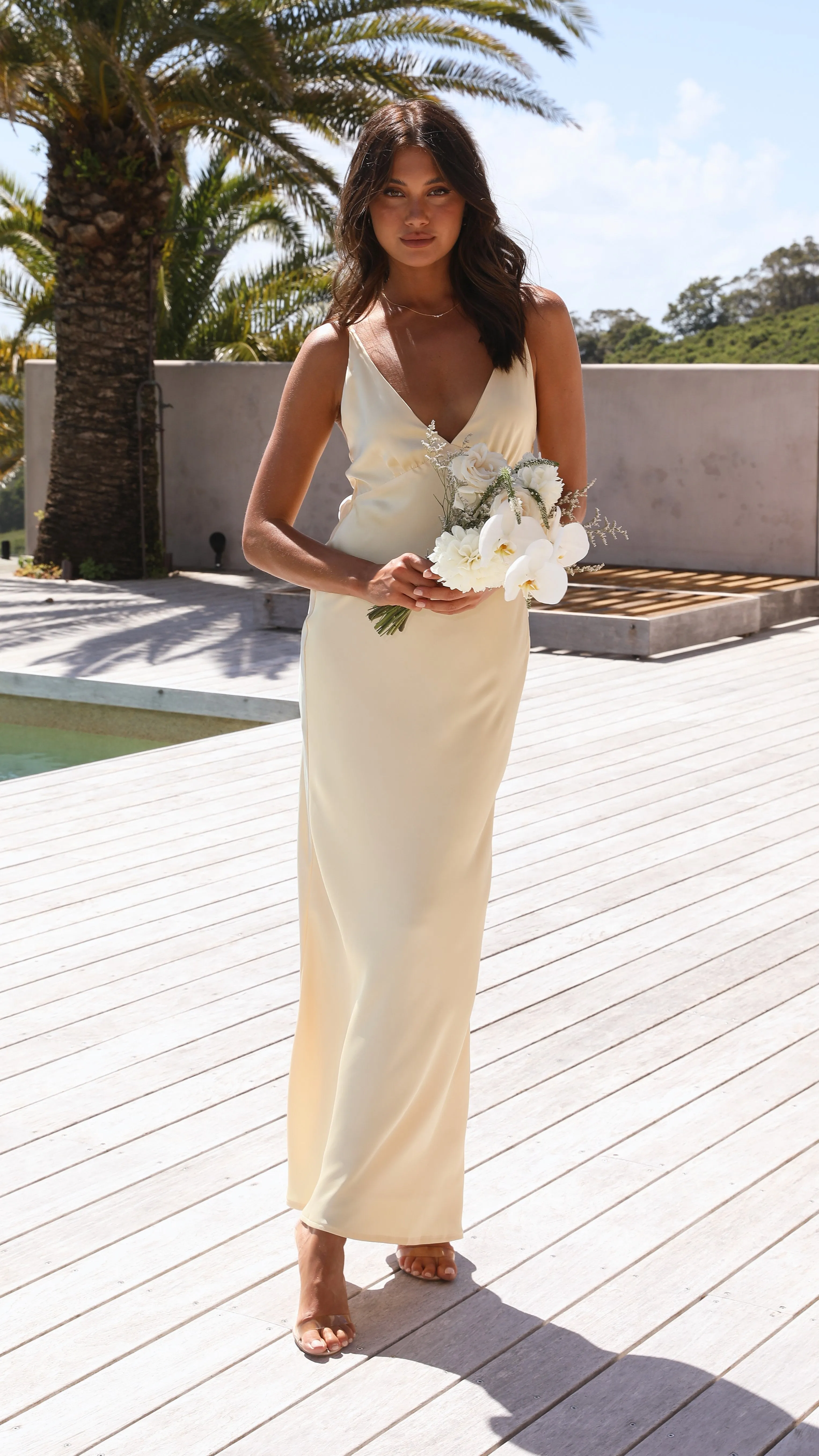 Ziah Maxi Dress - Yellow