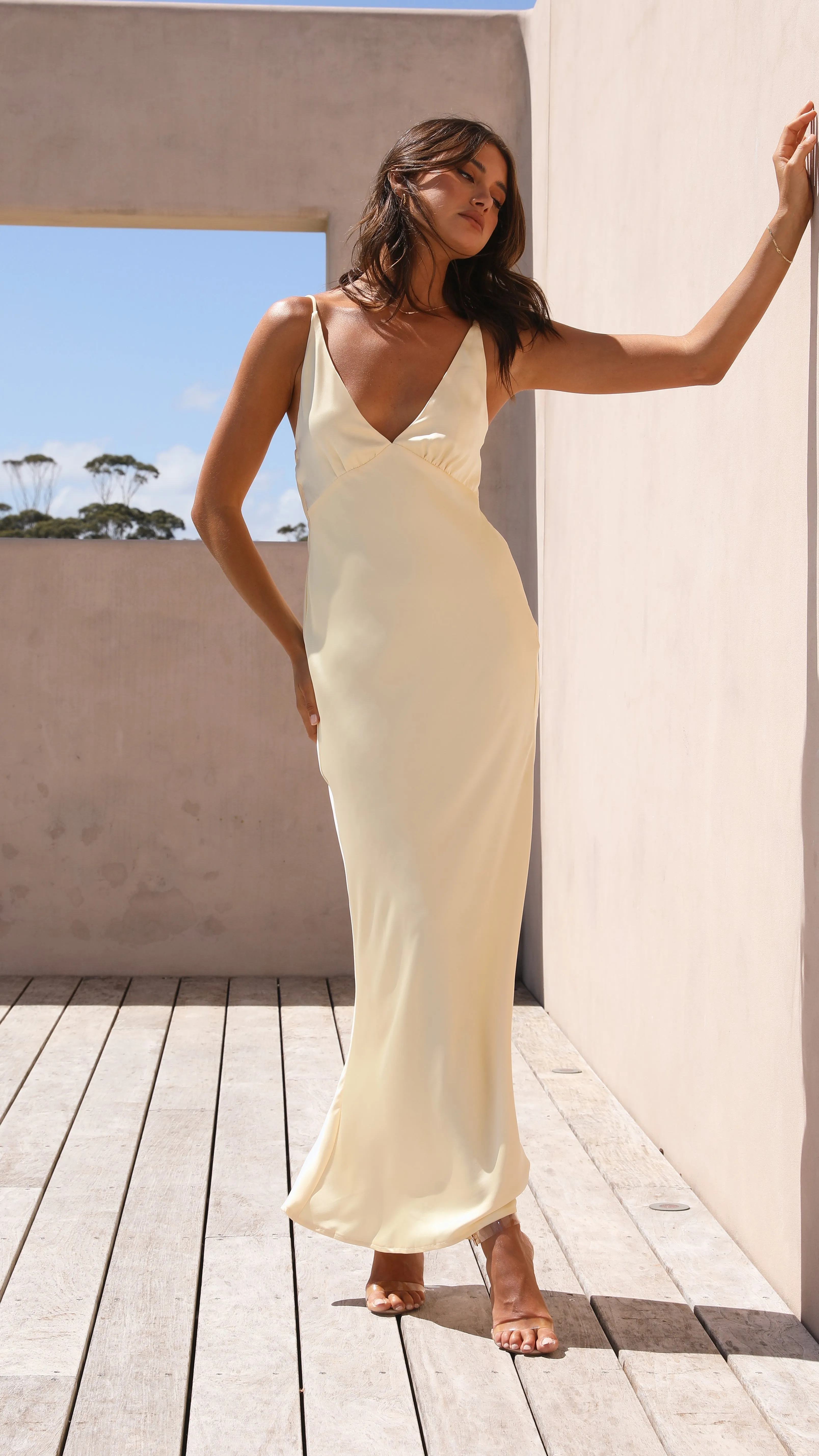 Ziah Maxi Dress - Yellow